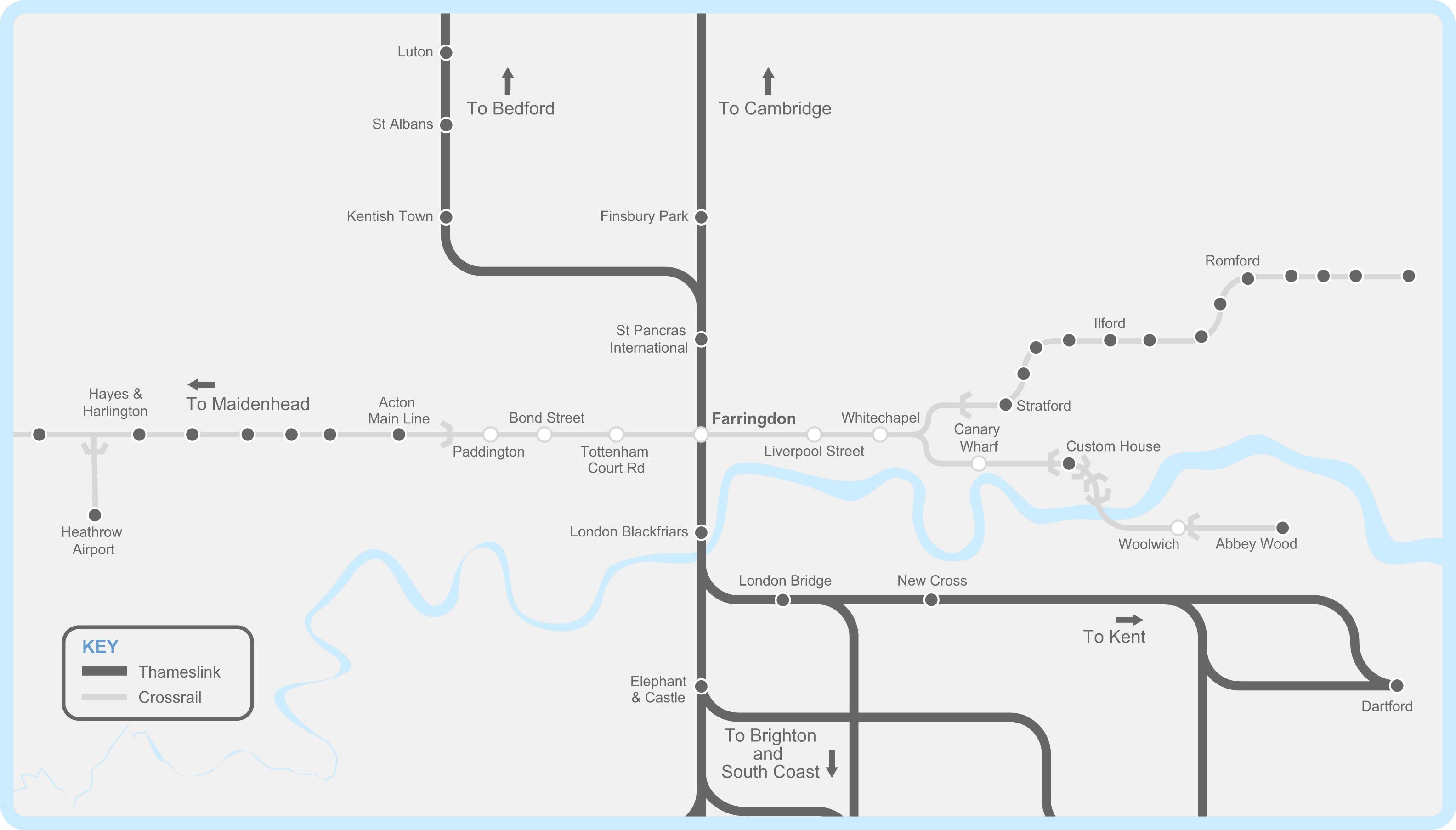 Farringdon Train Station Route Map Farringdon - The Heart Of London