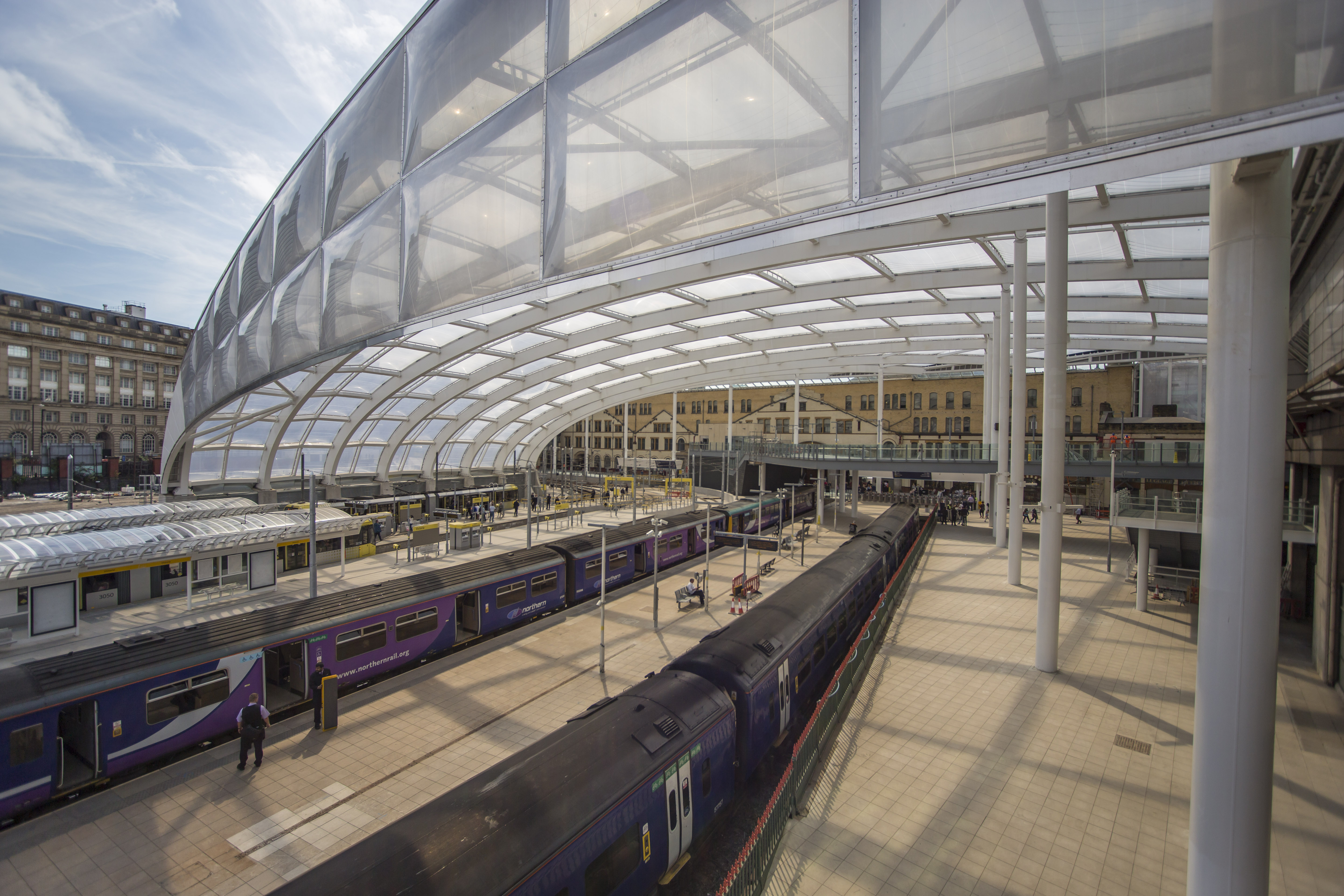 Manchester Victoria and Salford Central stations reopened