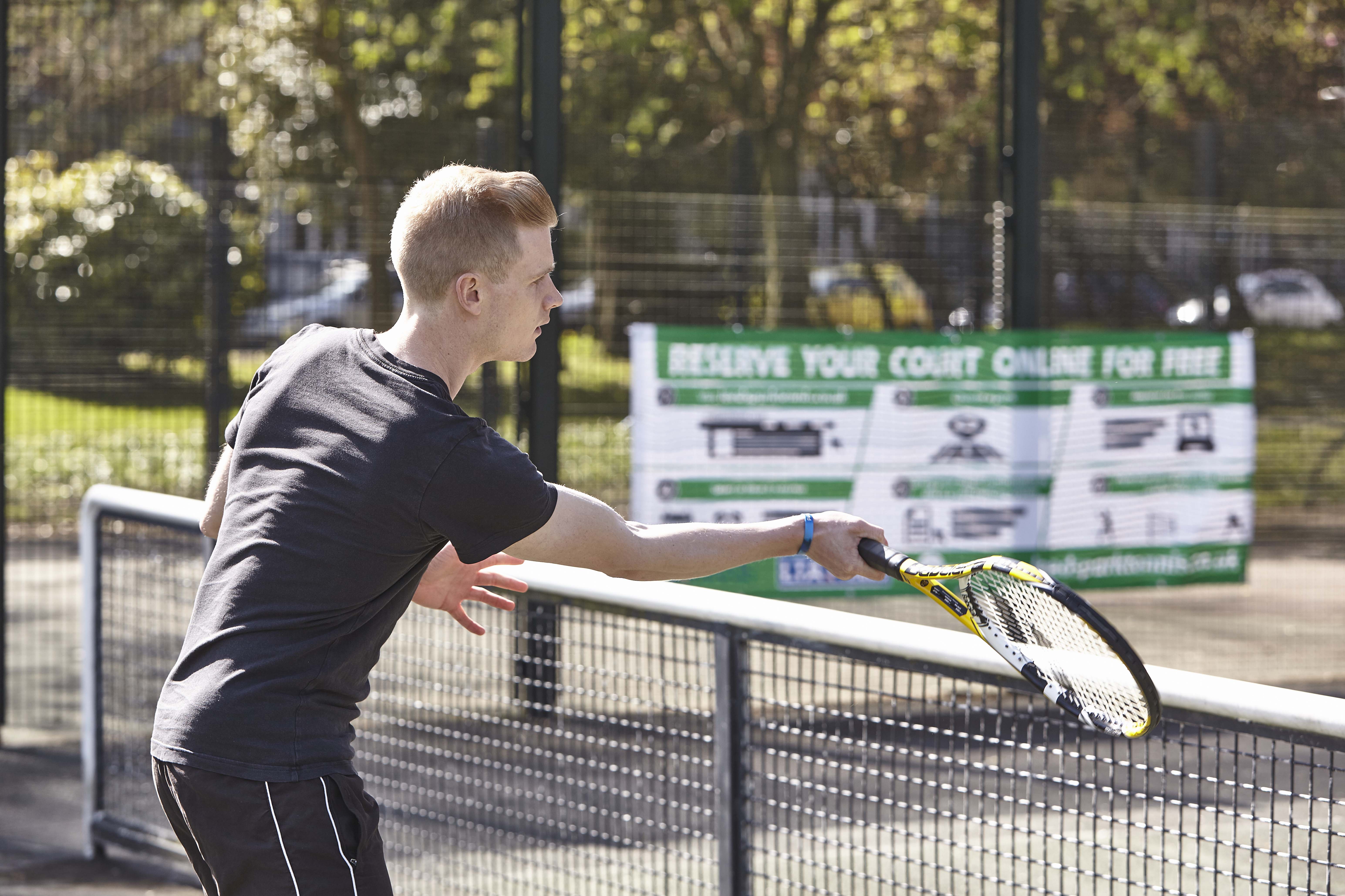 New online court booking system proving to be a smash hit with tennis lovers in Leeds