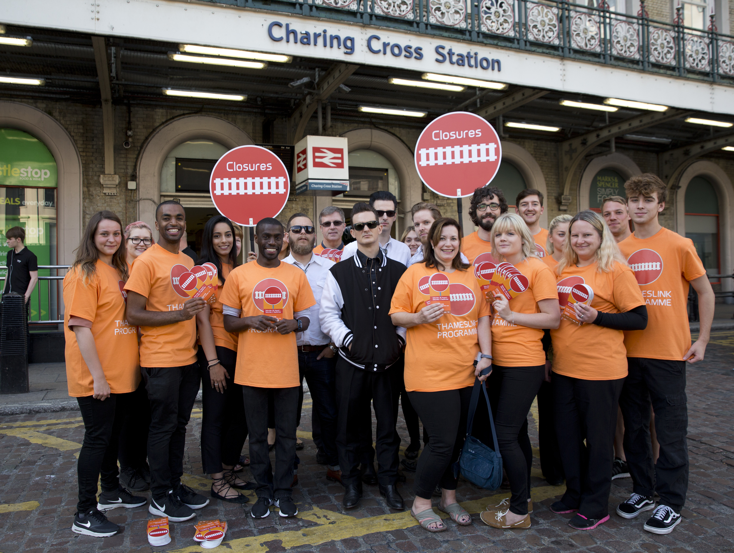 Leafleters At Charing Cross