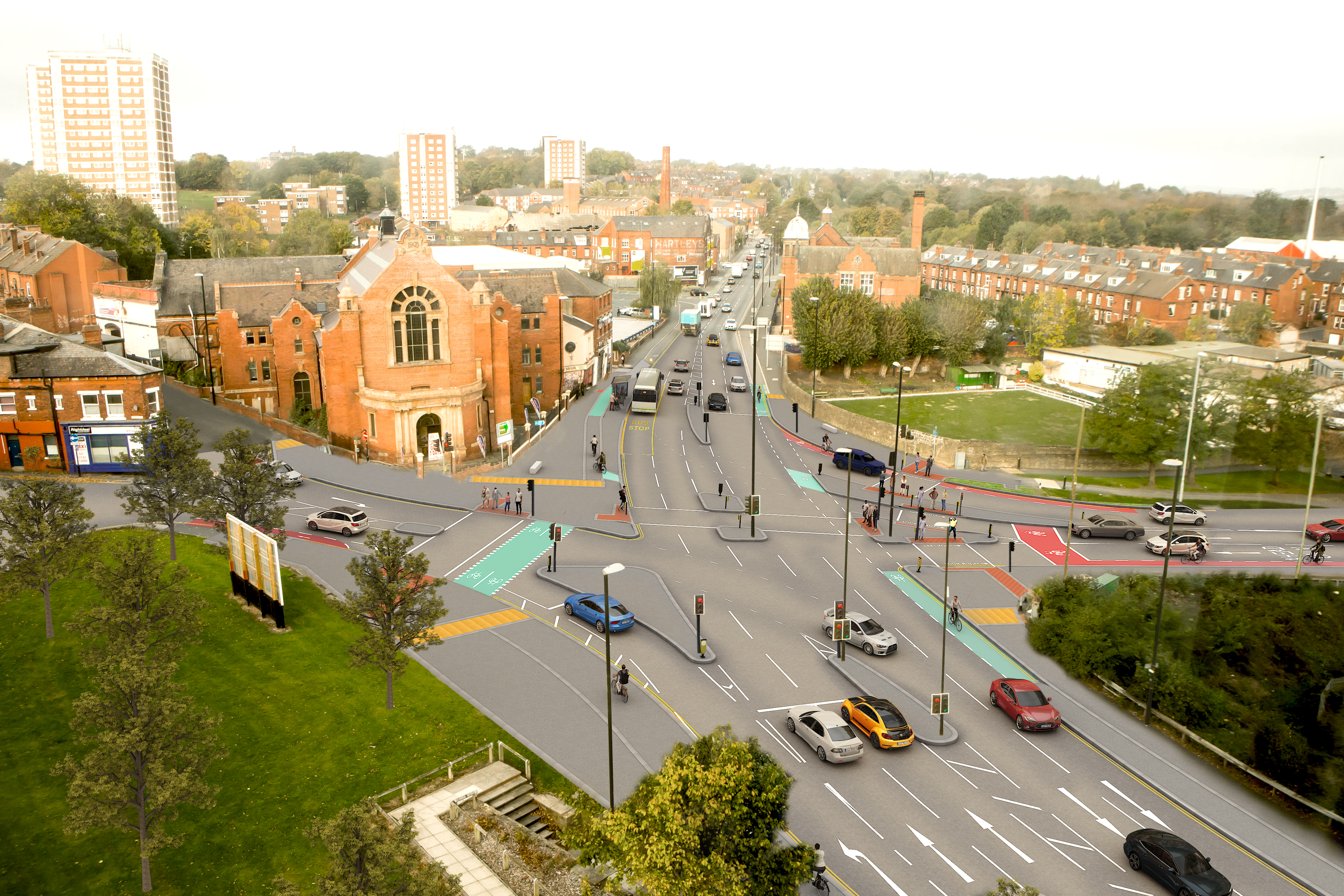 Animation shows how 16million Connecting Leeds project will