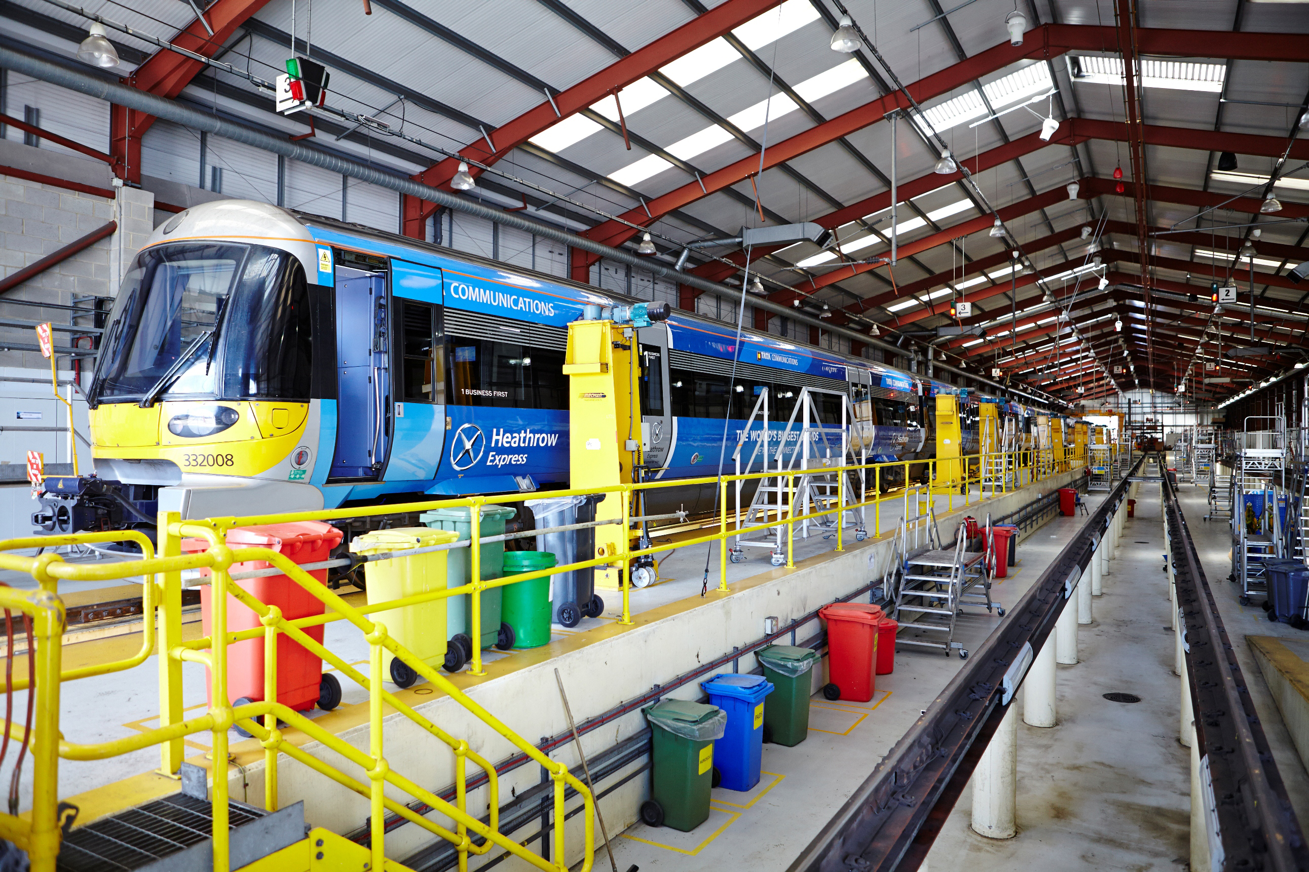 All aboard! Free open day at the Siemens Heathrow Express Train Depot,  Acton, London on 26 September  to  as part of London Transport  Museum Depot Open Weekend