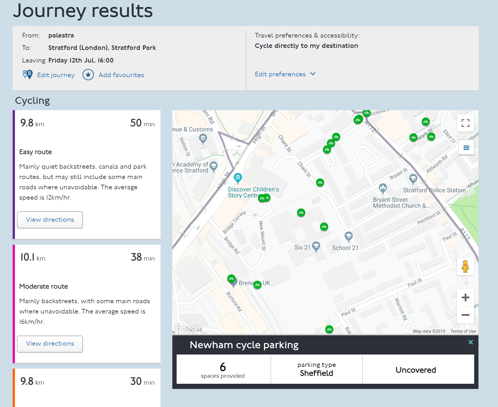 Journey planner uk tfl