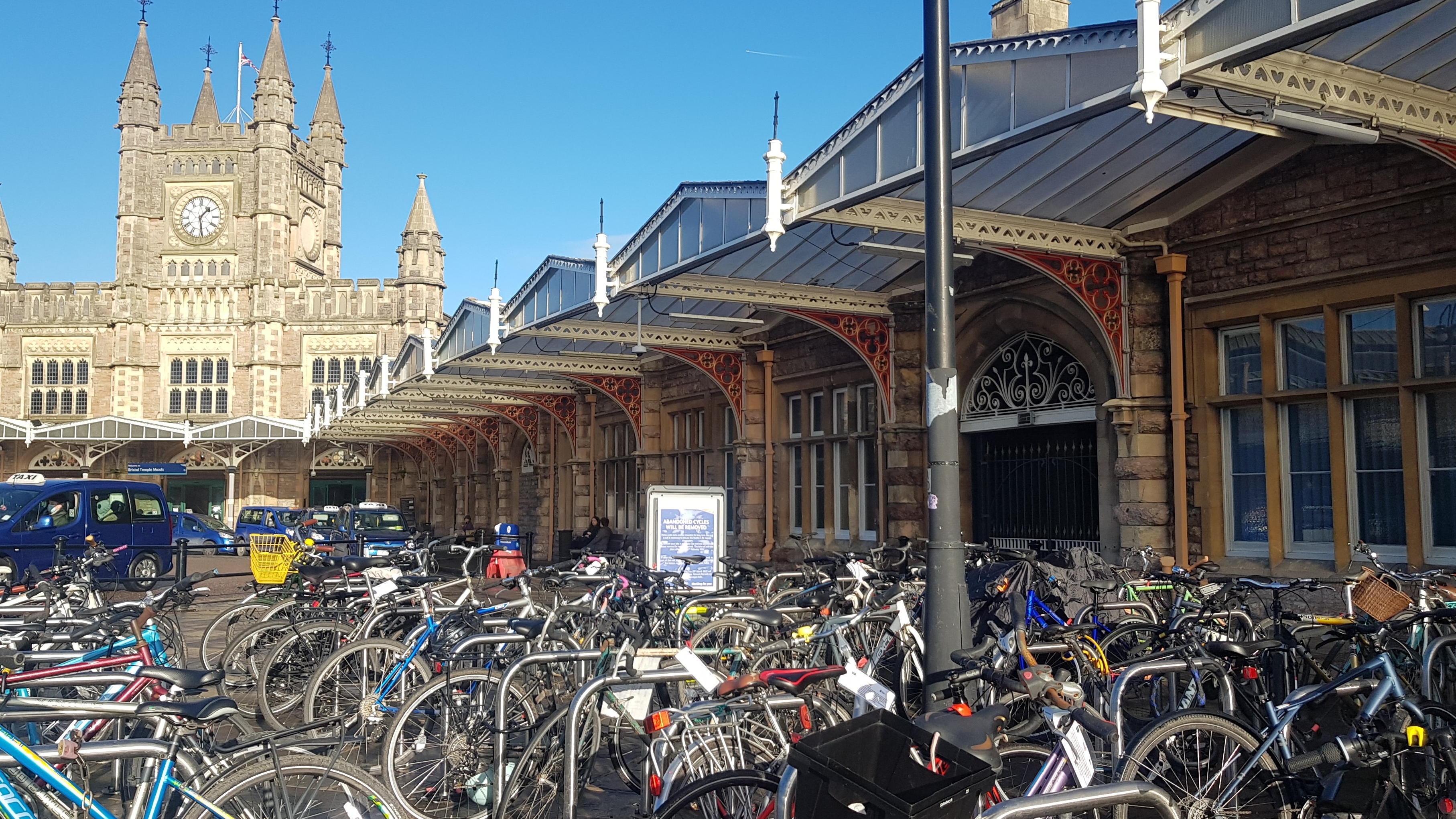 Cyclists urged to reclaim bikes left at Bristol Temple Meads