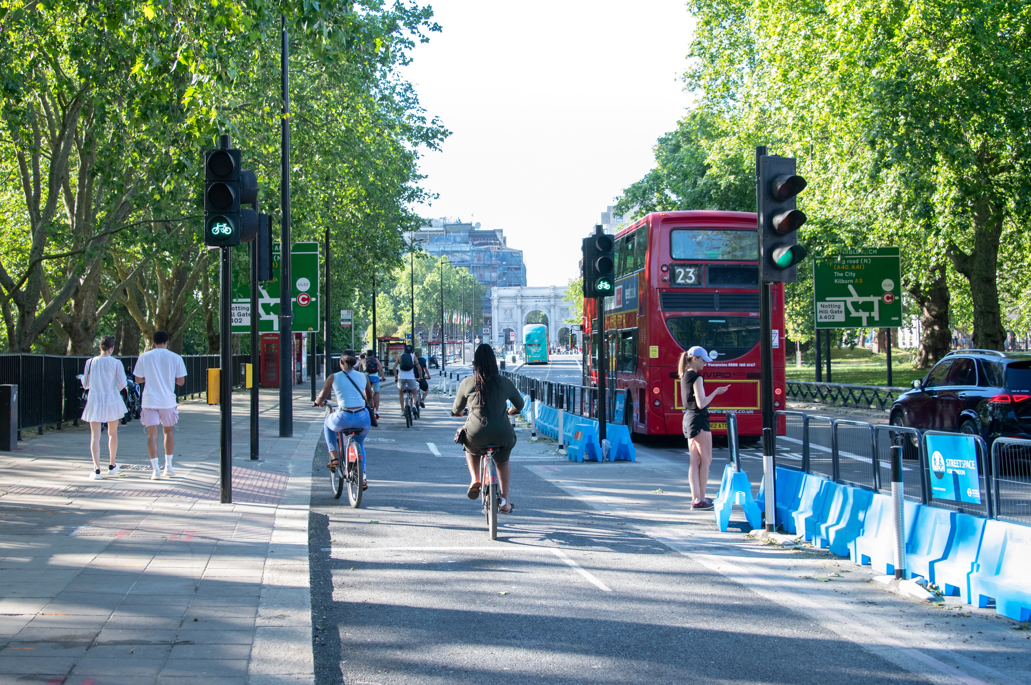 A40 cheap cycle lane