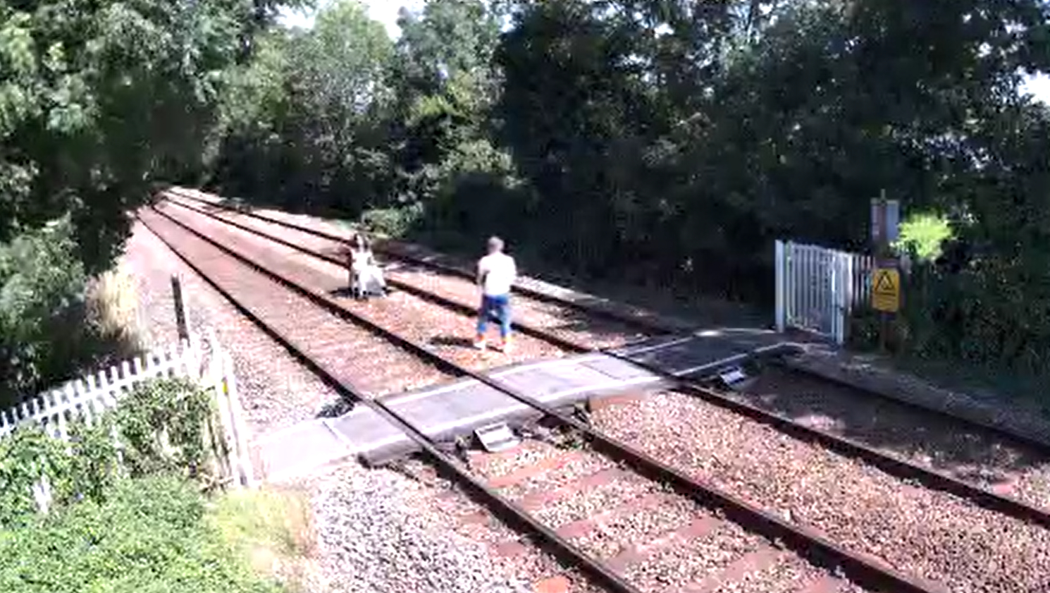 Shocking railway CCTV released to stop East Midlands trespass cases rising  this summer