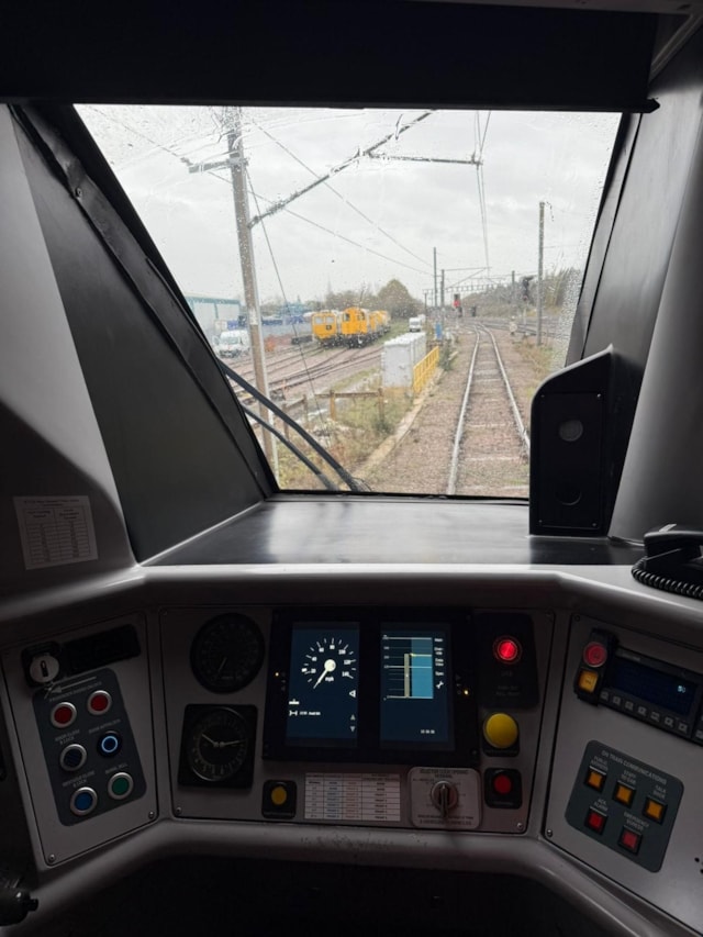View from Grand Central 180 cab during testing: View from Grand Central 180 cab during testing