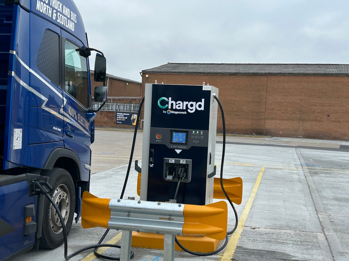 eHGV charging - Stockton