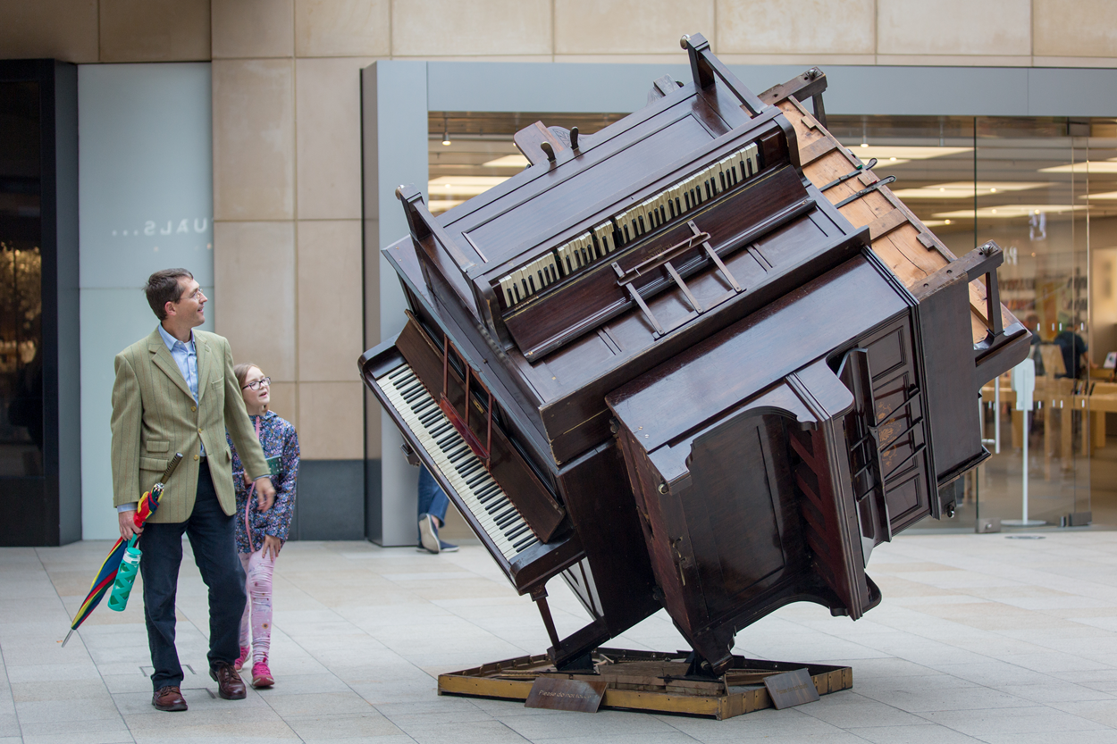 arts@leeds2022: One of the incredible installations from the Leeds Piano Trail