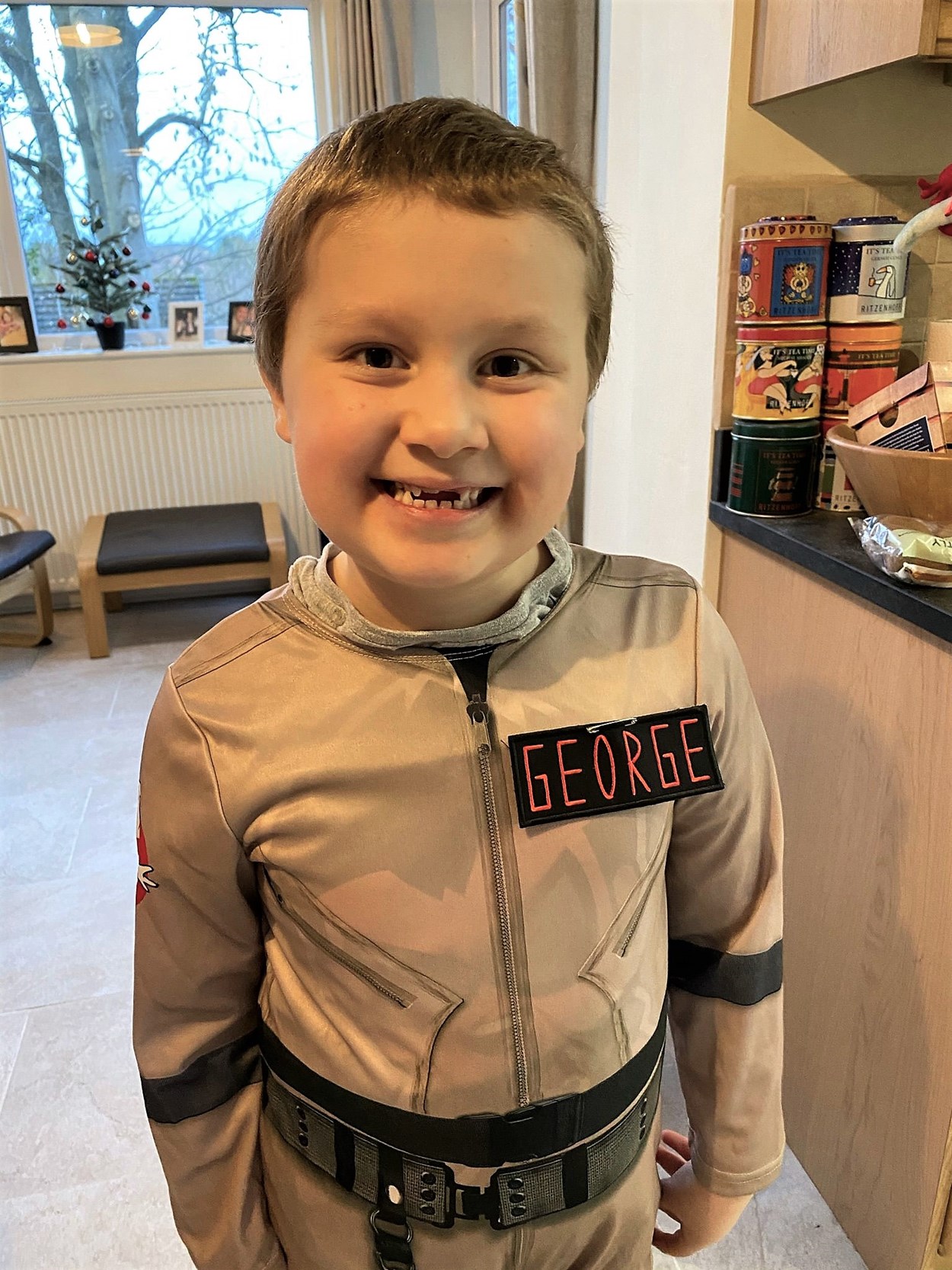 George is strapping on his proton pack and hunting down ghouls in an action-packed day, thanks to Leeds Libraries and the charity Make-A-Wish.