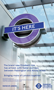 TfL Image - Elizabeth line poster - Bringin more of London together