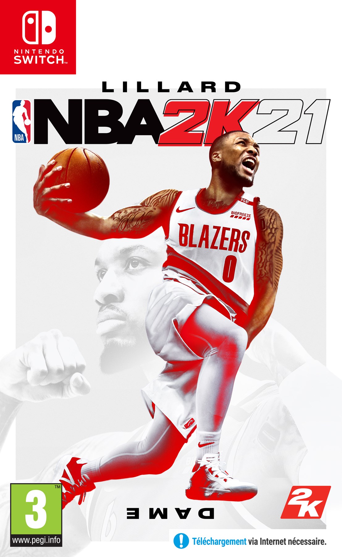 NBA 2K21 Packaging Damian Lillard Switch