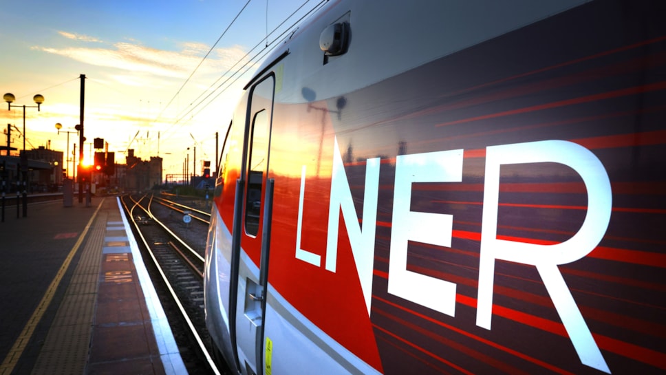 An LNER Azuma, a new dawn at Newcastle station (2), LNER