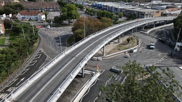 TfL Image - Gallows Corner works complete 2