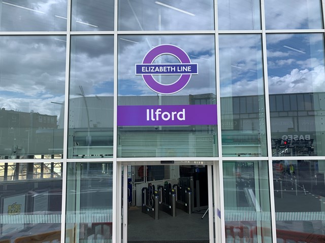 Ilford station signage