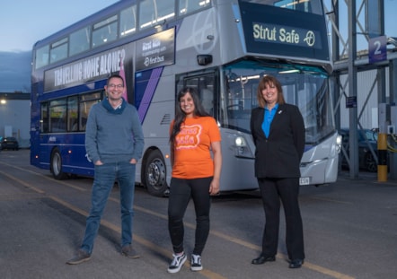 First Bus partners with Strut Safe to help passengers feel safe and supported from bus door to front door