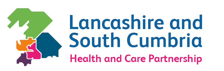 Lancashire and South Cumbria Health and Care Partnership logo