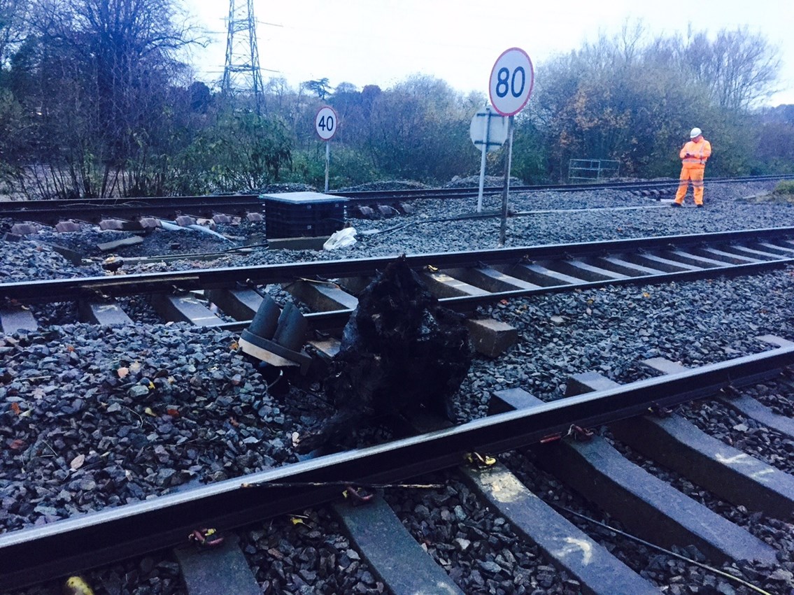 The Orange Army fixes flood-damaged Exeter railway in record time: Cowley Bridge has reopened early