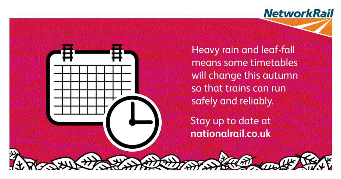 AUTUMN GIF: Timetable changes