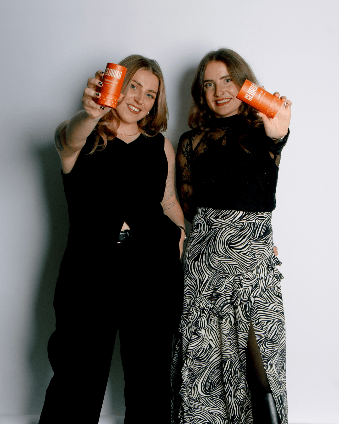 GLORIAH Founders, Isla Wynne Thomas (left) and Jessica-Rose Watson (right)