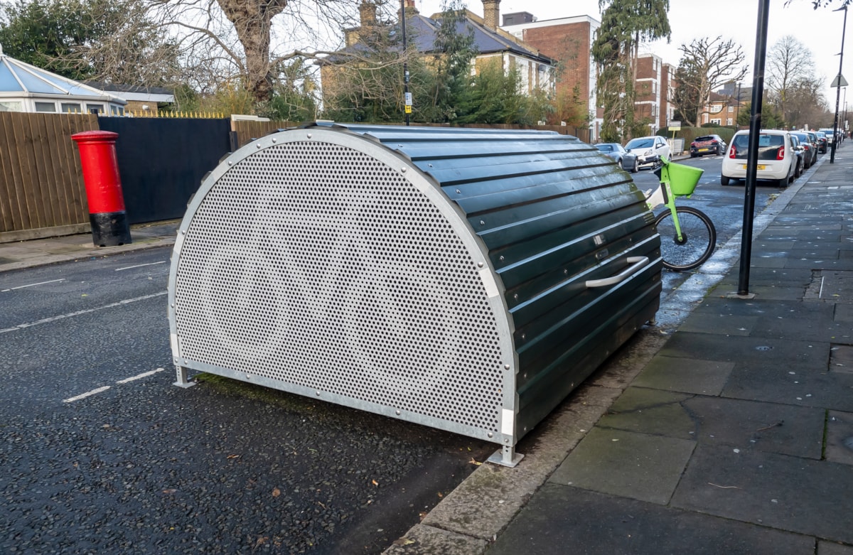Example of new cycle storage