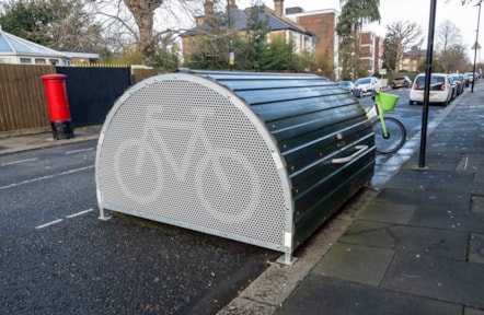 Example of new cycle storage