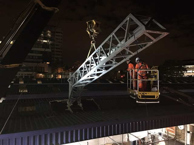 VIDEO: work to electrify railway between Gospel Oak and Barking 80% complete: Gospel Oak to Barking structure installation