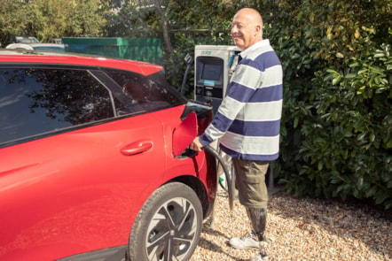 Motability Scheme Customer Charging EV