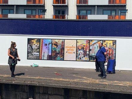 Manchester Oxford Road Banner 1