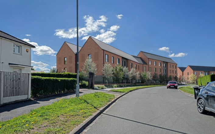 Kingsdale CGI 2: A computer-generated image showing how part of the housing development proposed for the former Kingsdale Court site in Seacroft, Leeds, could look.