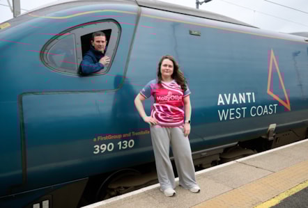 Dan and Grace Ashwell at Wolverhampton station 2