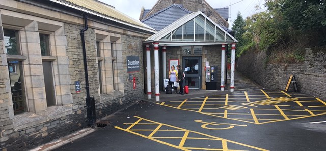 Car park improvements completed at busy South Lakes station: Oxenholme station-2