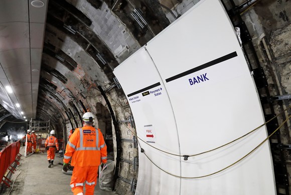 TfL updates on progress of Bank station upgrade as vital closure passes halfway mark: TfL Image - Bank H