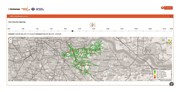 Immense Simulations - Map view with congestion results