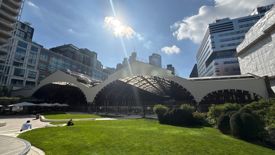Job done: roof refurbishment brings brighter journeys to Britain’s busiest station: London Liverpool Street Victorian trainshed with refurbished roof