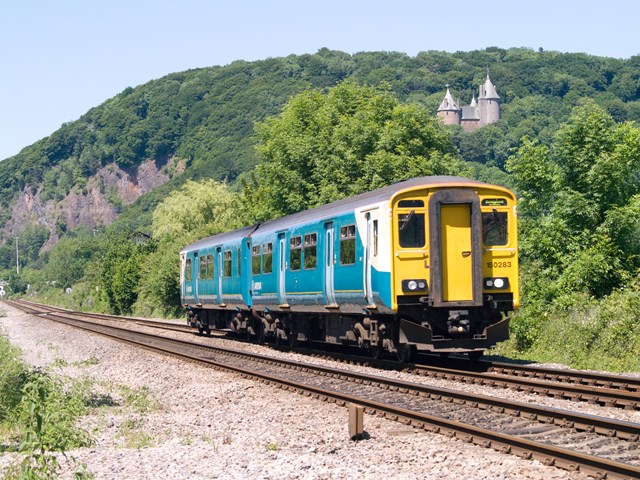 A railway with a view - Castell Coch
