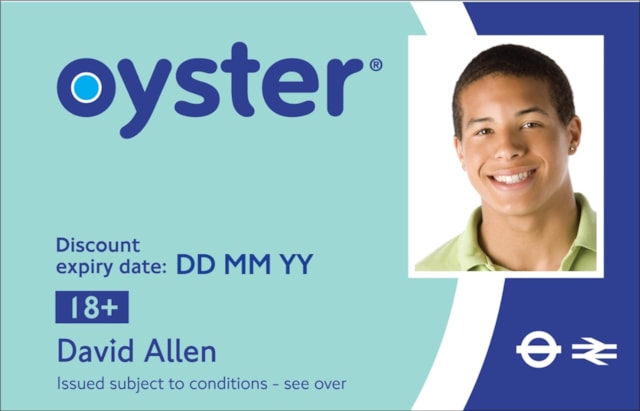 TfL Image - 18 Student Photocard