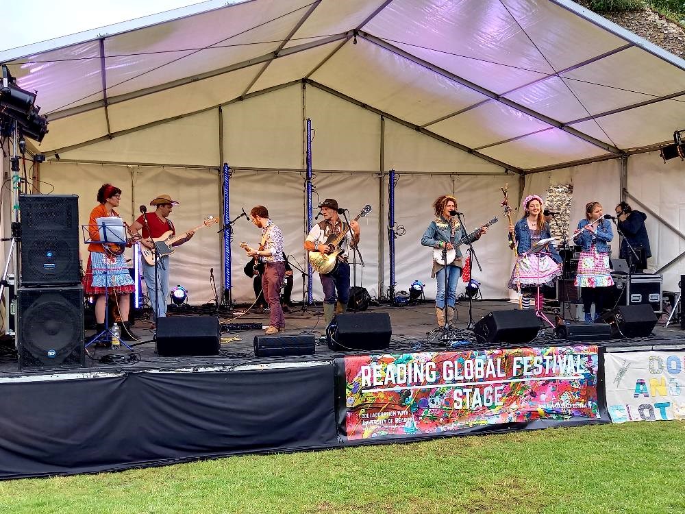 Dolly and the Clothes Pegs at Water Fest - by Ellie Davies Moore