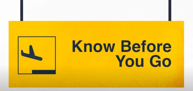 Know Before You Go graphic