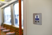 TfL Image - New London Overground trains-Customer charging point