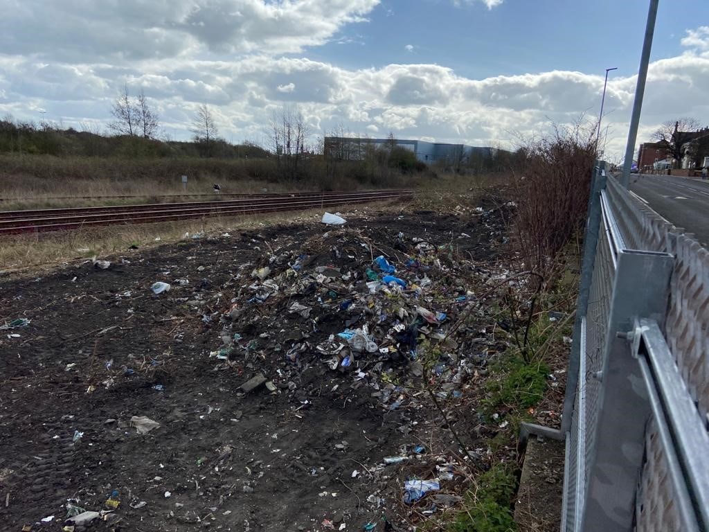Network Rail teams clean up Hartlepool fly-tipping hotspot as passengers return to railway: Network Rail teams clean up Hartlepool fly-tipping hotspot as passengers return to railway