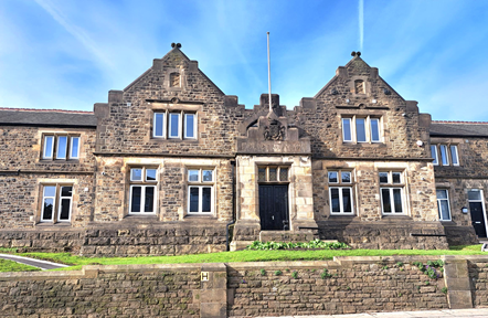 Façade of supported living apartments on Slyne Road in Lancaster