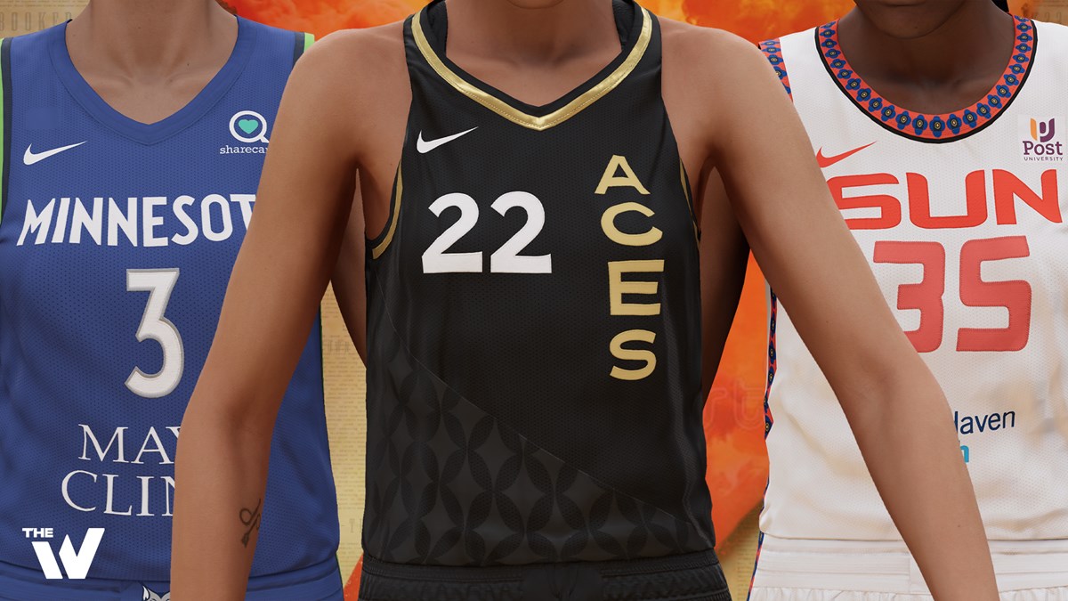 NBA 2K23 Season 2 WNBA Jerseys