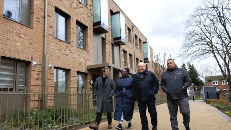 New Affordable Homes for Families Completed on Andover Estate