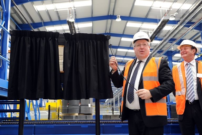 Doncaster Sleeper Factory opening: Secretary of State for Transport, Patrick McLoughlin, opens Doncaster Sleeper Factory