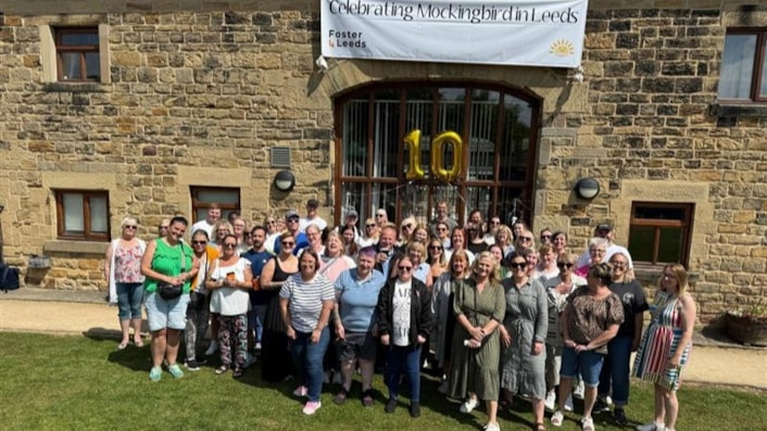 Celebrating 10 years of 'invaluable' foster carer peer support network in Leeds: Mockingbird hub anniversary