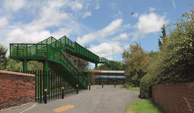 Network Rail to build new footbridge at Little Bowden: The proposed design of the footbridge at Little Bowden-2