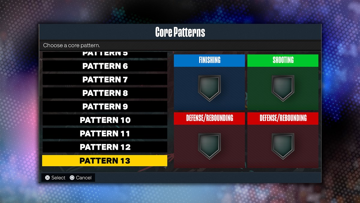 NBA 2K23 Season 8 Core Patterns