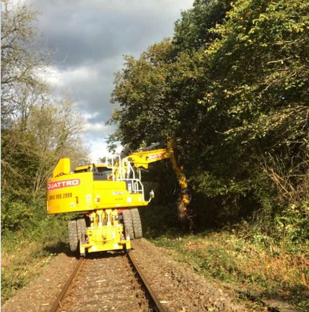 £1.4m upgrade: Major work planned on the Conwy Valley line to improve resilience ahead of autumn weather: Vegetation management-18