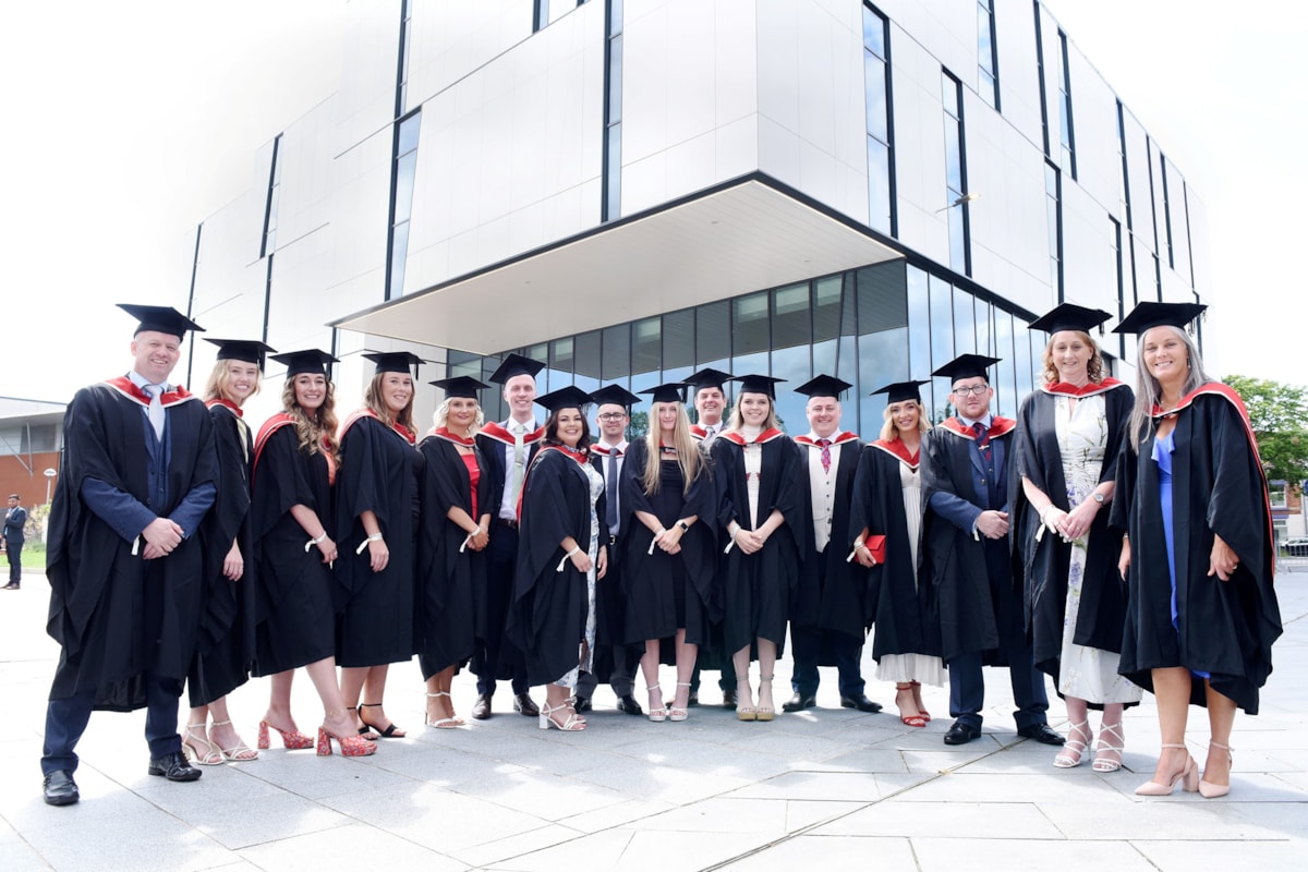 Apprentice graduates group shot 2024